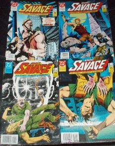 Fumetti: Doc SAVAJE (O´neill & Kubert),Colección completa en 4 ejemplares